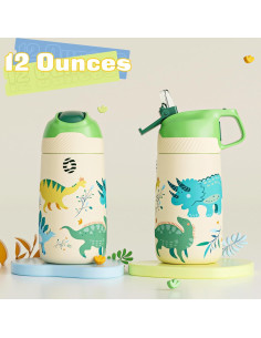 Botella de Agua Fjbottle 354 ml Aislada Dinosaurio Niños 2