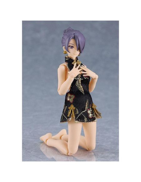 Figura de Acción Figma Estilos Mika con Vestido Chino Negro Figura de Acción Figma Estilos Mika con Vestido Chino Negro