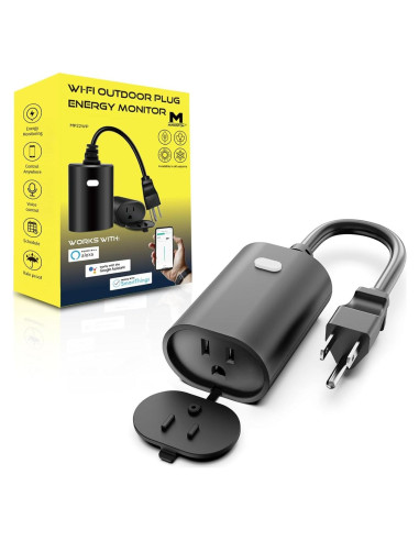 Enchufe Inteligente Exterior Minoston IP65 15A WiFi Control