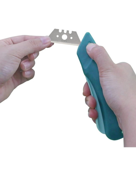 Cuchillo de seguridad retráctil Nova, 22 mm, diseño ergonómico Cuchillo de seguridad retráctil Nova, 22 mm, diseño ergonómico