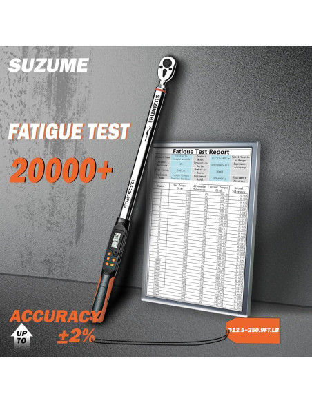 Llave de Torque Digital SUZUME 1/2" 17-340.2 N.m Alta Precisión Llave de Torque Digital SUZUME 1/2" 17-340.2 N.m Alta Precisión