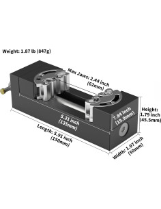 Torno de Banco Multi-Material ARKNOAH FV-BL01 - Sujeción Universal 2