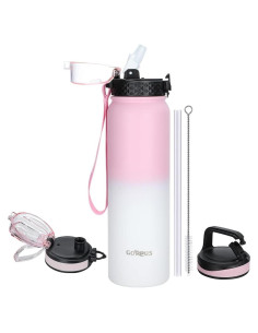 Botella de Agua Deportiva GOPPUS 0.91L Acero Inoxidable