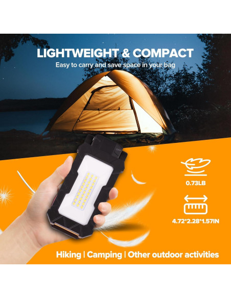 LUTEC Luz de Trabajo LED Recargable 1000 Lúmenes Magnética LUTEC Luz de Trabajo LED Recargable 1000 Lúmenes Magnética