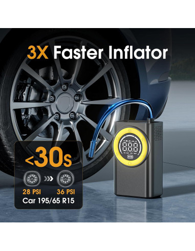 Compresor de Aire Portátil FLYKID T2198 150 PSI Inalámbrico