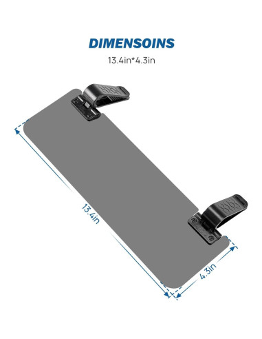 Extensor de Visera Solar JOYTUTUS A1916-04433-BK Polarizado UV400