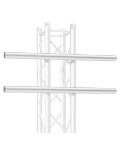 Poste de Montaje de Aluminio 101.6 cm con Doble Abrazadera