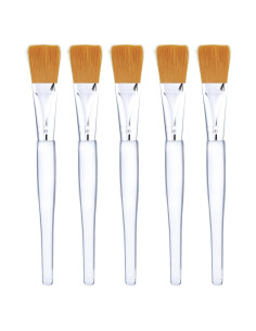 Brocha para Mascarilla Facial Mudder 5 Piezas Mango Transparente
