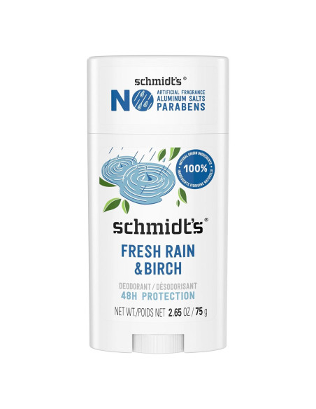 Desodorante Vegano Schmidt's Lluvia Fresca 75 g Sin Aluminio Desodorante Vegano Schmidt's Lluvia Fresca 75 g Sin Aluminio
