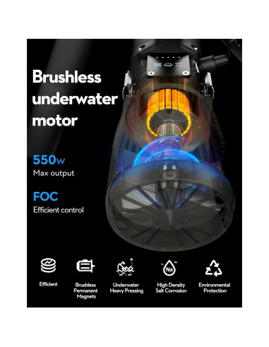 Scooter Submarino PENG KUN K5 Modular 50m 2m/s Azul
