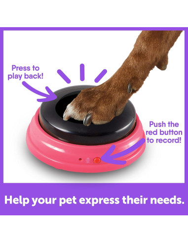 Botones de Habla para Mascotas Hambre por Palabras - Set de 3
