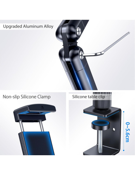 Soporte de Mesa para Tablet TYFan, Brazo Extensible 360 Soporte de Mesa para Tablet TYFan, Brazo Extensible 360