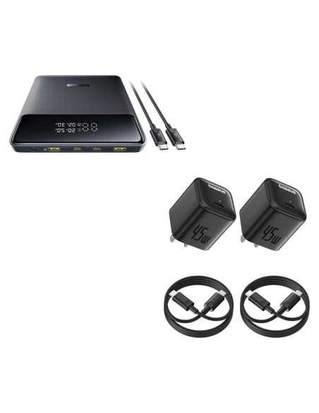 Cargador Portátil Baseus 100W para Laptop y USB-C 45W Cargador Portátil Baseus 100W para Laptop y USB-C 45W
