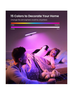 Apliques de Pared LED Recargables PopoIron 2P 15 Colores RGB 2