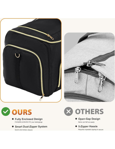 Bolsa de Viaje Convertible Hautton 50L 2-en-1 Unisex