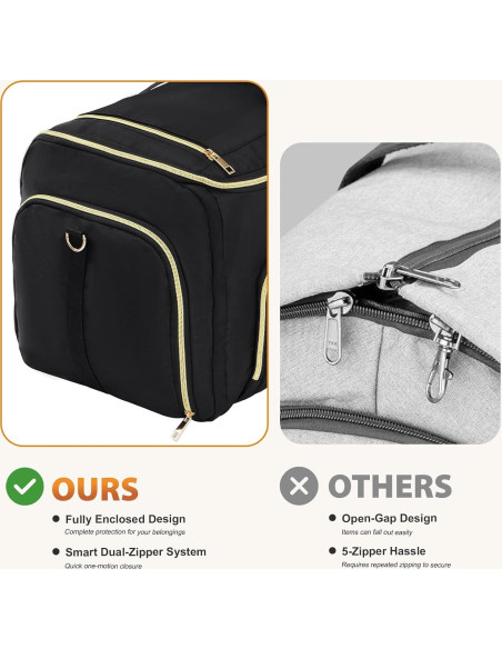 Bolsa de Viaje Convertible Hautton 50L 2-en-1 Unisex Bolsa de Viaje Convertible Hautton 50L 2-en-1 Unisex