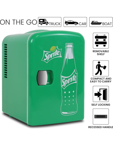 Refrigerador Mini Koolatron SP04 Verde 4L Portátil 12V/110V