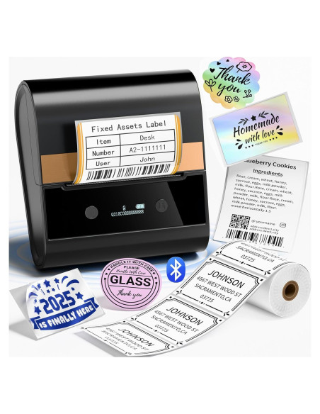 Impresora de Etiquetas Térmica M260 Bluetooth 3" Portátil Impresora de Etiquetas Térmica M260 Bluetooth 3" Portátil