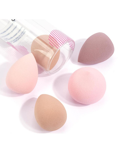 Juego de Brochas de Maquillaje MAANGE 49 Piezas Rosa