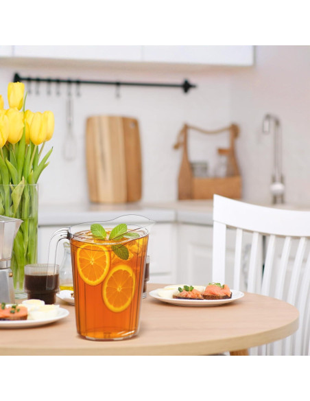 DecorRack Paquete de 6 Jarras de Plástico 75 oz para Bebidas DecorRack Paquete de 6 Jarras de Plástico 75 oz para Bebidas