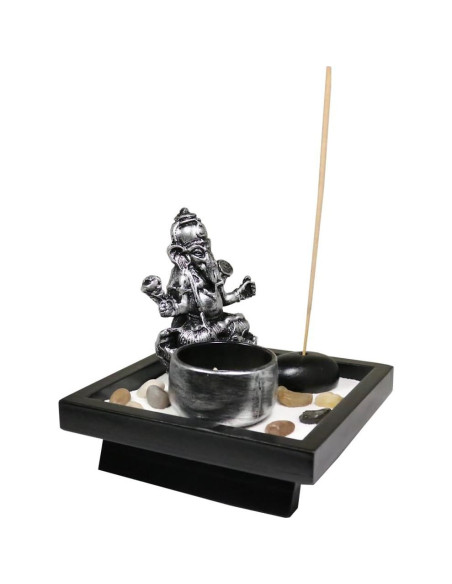 Kit de Jardín Zen 6goodeals con Soporte para Vela Ganesha Kit de Jardín Zen 6goodeals con Soporte para Vela Ganesha