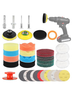 Kit de Pulido de Faros Mopillos 86PCS 3 Pulgadas con Lijado