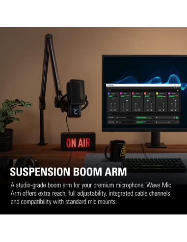 Brazo de Transmisión Elgato Wave Mic Arm Premium 2.62 kg
