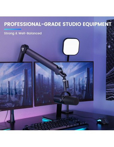 Soporte de Micrófono Thronmax S8 Brazo Boom Ajustable Metal