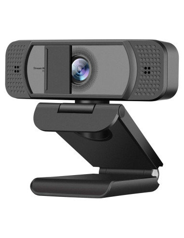 Webcam JETAKu HD 1080p con micrófono y cubierta de privacidad
