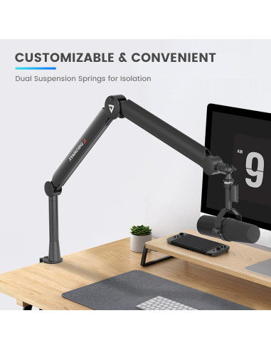 Soporte de Micrófono Thronmax S8 Brazo Boom Ajustable Metal