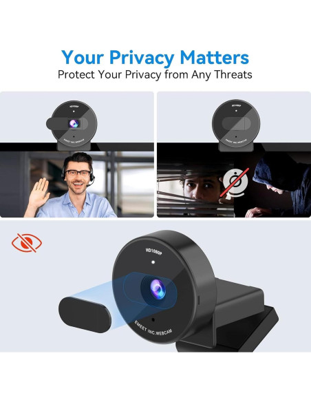 Webcam EMEET C950 1080P USB con Micrófono y Tapa Privacidad Webcam EMEET C950 1080P USB con Micrófono y Tapa Privacidad