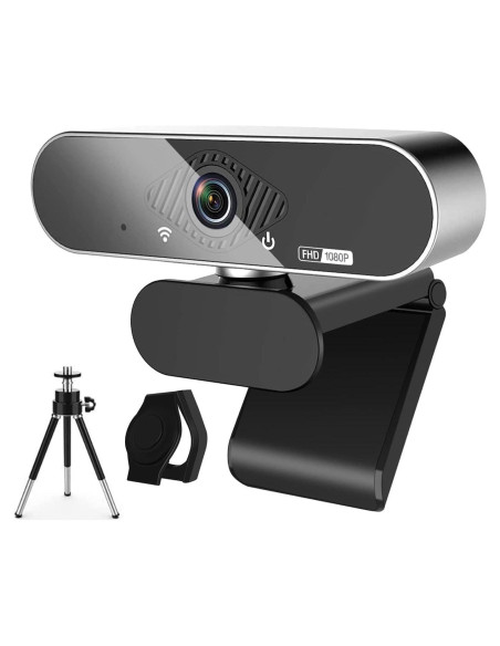 Webcam Vsofiot HD 1080P con micrófono y trípode Webcam Vsofiot HD 1080P con micrófono y trípode