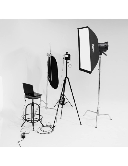 Kit de Flash de Estudio Godox MS300V - 2x 300W, 2 Softboxes, 2 Soportes Kit de Flash de Estudio Godox MS300V - 2x 300W, 2 Softboxes, 2 Soportes