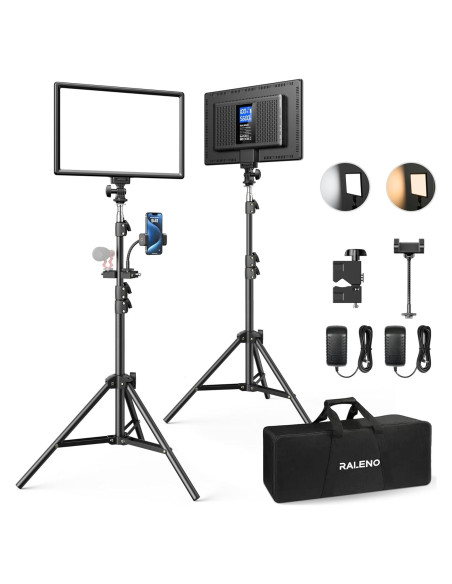 Kit de Iluminación LED RaLeno VL-S192K con Soportes 75" Kit de Iluminación LED RaLeno VL-S192K con Soportes 75"