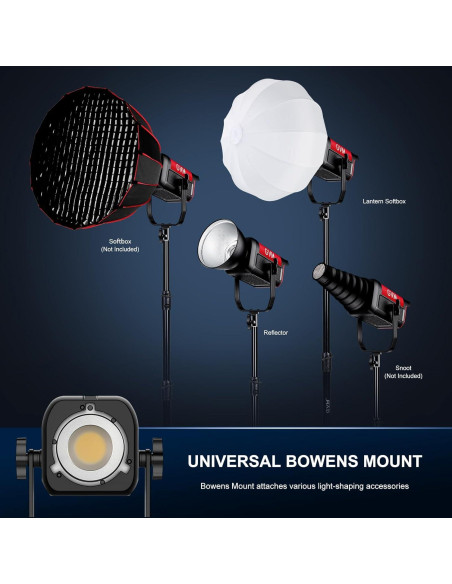 GVM SD200B Luz de Video LED 200W con Softbox y Control DMX GVM SD200B Luz de Video LED 200W con Softbox y Control DMX