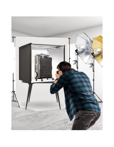 Kit de Caja de Luz Fotográfica FOSITAN 80x80 cm Dimmable Bi-Color 2