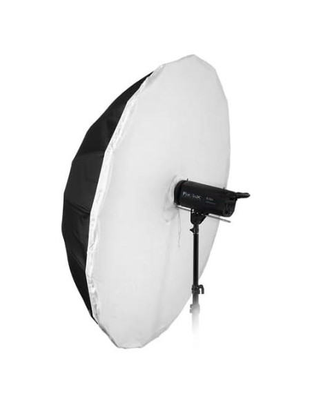 Paraguas Reflectante Blanco Fotodiox Pro 60" con Difusor Paraguas Reflectante Blanco Fotodiox Pro 60" con Difusor