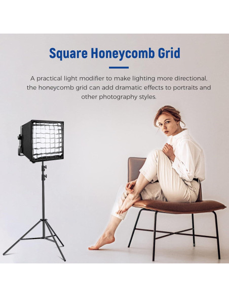 Difusor Softbox Plegable NEEWER 12.2x29.0cm con Rejilla Difusor Softbox Plegable NEEWER 12.2x29.0cm con Rejilla