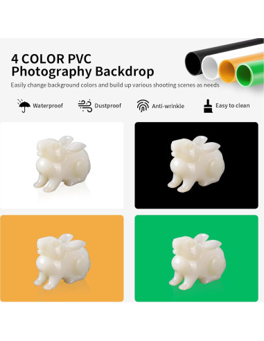 Caja de Luz para Fotografía Selens 40.64cm con 3 Paneles LED