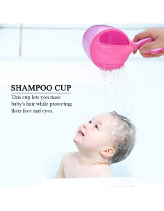 Taza de Enjuague para Bebés ViaGasaFamido Rosa 21x10.7x15cm 2