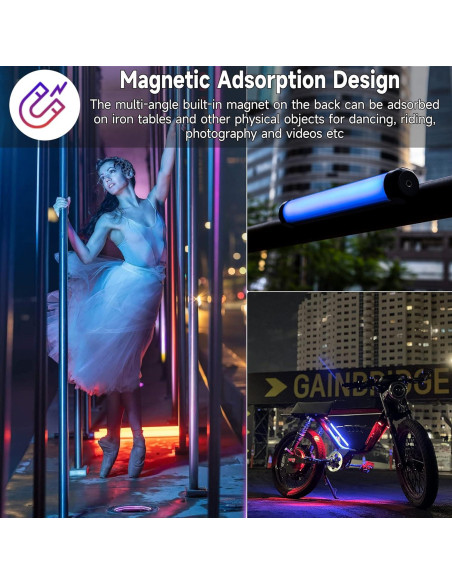 Luz LED RGB Weeylite K21 Portátil 2500-8500K Control App