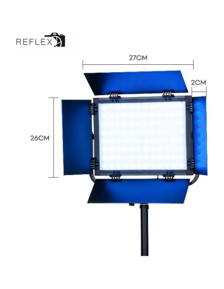 Panel de Luz LED RGB Dimerizable Cámara Reflex LP-YR50RGB Panel de Luz LED RGB Dimerizable Cámara Reflex LP-YR50RGB