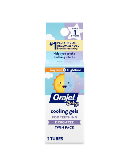 Geles Refrigerantes Orajel Baby Sin Medicamentos 2 Tubos 5.1g Geles Refrigerantes Orajel Baby Sin Medicamentos 2 Tubos 5.1g