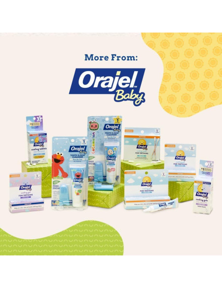 Geles Refrigerantes Orajel Baby Sin Medicamentos 2 Tubos 5.1g Geles Refrigerantes Orajel Baby Sin Medicamentos 2 Tubos 5.1g