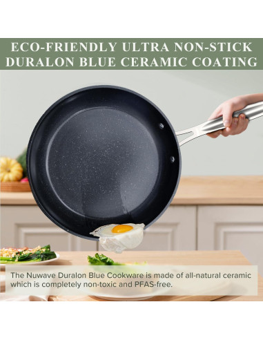 Juego de Utensilios de Cocina Nuwave 12 Piezas Cerámica Antiadherente