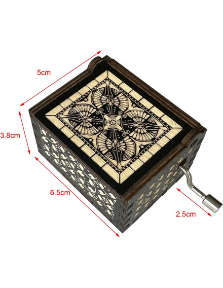 Caja Musical de Madera Pursuestar Demon Slayer 6.5x5cm Caja Musical de Madera Pursuestar Demon Slayer 6.5x5cm