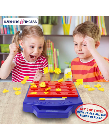 Juego de Rompecabezas de Formas Winning Fingers - Educativo 3+