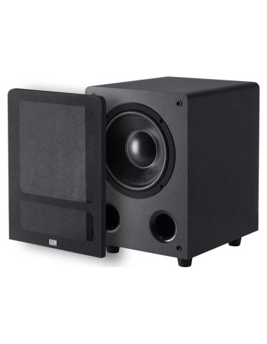 Subwoofer Monoprice 8" 200W Controlador Dinámico Negro