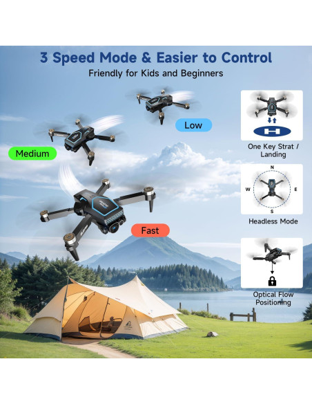 Mini Drone ELECGO USTGDR01 con Cámara 1080P HD y Motores Sin Escobillas