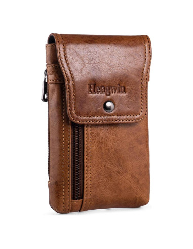 Funda de Cintura Hengwin para Teléfono Móvil Marrón